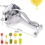 Manual Juice Squeezer Aluminum Alloy Hand Pressure Juicer Pomegranate Orange Lemon Sugar Cane Juice Kitchen Fruit Tool