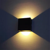 1pc LED Wall Lamp 6W Aluminum AC85-265V Wall-mounted Aisle Corridor Staircase For Bedroom Porch Decoration Bedside Wall Lamp