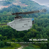 RC ERA C127 720P Camera Drone 2.4G 4CH 6-Axis Gyro Altitude Hold Optical Flow Localization Flybarless RTF Sentry Helicopter