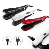 Steam Flat Iron Hair Straightener and Curler Professional Ceramic Tourmaline Vapor Steam Straightener