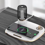 Wireless Charger With Lamp For Iphone 13 12 11 X XR Fast Charger Stand For Bedroom Office Night Light