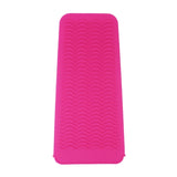 Silicone Heat Resistant Mat For Salon Home Hair Styling Adapter Straightener Curling Iron Pad Straightener Pouch Tool