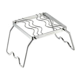 CAMPINGMOON Outdoor Camping Barbecue Grill Folding Garden Rack Grill Portable Furnace Bracket Family Party Garden Cooking Tool