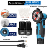 19500rpm Electric Angle Grinder Brushless Motor Rechargeable Grinding Machine Cutter for Cutting Polishing Ceramic Tile Wood