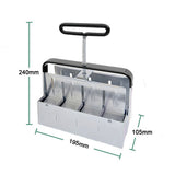 8*2 Inch Seed Soil Blocks Makers Hand-held Soil Blockers Tool Seed Garden Soil Potting Soil Quick Seed Blocks Maker
