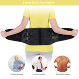 Adjustable Posture Therapy Lumbar Brace Belt Lower Back Brace With Support Belt For Men Women Double Compression Nursing Belt M
