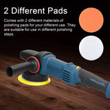 980W Electric Eccentric Sander 5 Inch Polishing Machine 125mm Disc Home Wood Processing Furniture Car Polishing Machine