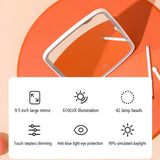 LED Makeup Mirror USB Rechargeble Touch Dimmer Switch Portable Cosmetic Mirror Dressing Table Vanity Mirrors espejos con luz led
