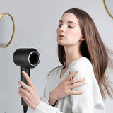220V Leafless Professional Hair Dryer 1600W High Speed Hairdryer Temeperature Control Salon Dryer Wind Negative Ionic Blow Dryer