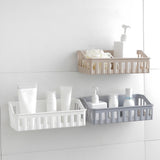 Bathroom Shelf 26*10*6cm Adhesive Storage Rack Hooks Kitchen Home Decoration Corner Shower Shelf Rack Storage Rack Accessories