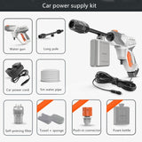 Wireless High-pressure Car Washer Portable Car Water Gun Home Use Lithium Battery Charging Car Power Converter Car Wash Artifact