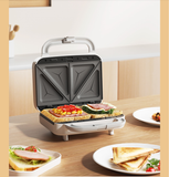 220V Non-stick Electric Waffle Machine Including 5 Plates Multifunctional Sandwich Bread Breakfast  Waffle Makers Home Appliance