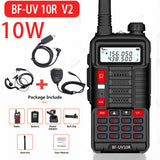 2022 BAOFENG 10W Professional Portable Walkie Talkie UV-10R 50km 128 Channels VHF UHF Dual Band Two Way CB Ham Radio Transceiver