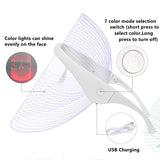 7 Colors Skin Rejuvenation Beauty Mask LED Light Facial Mask Phototherapy Skin Care Anti Acne Whitening Wrinkle Removal Mask