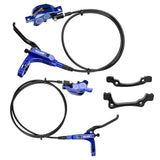 4Piston MTB Hydraulic Bike Disc Brake Aluminum Front and Rear Caliper Bicycle Brakes for Road Mountain Bike Bicycle Brake Cable