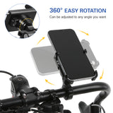 GUB Bicycle Phone Holder 360 Degree Rotatable Aluminum Bike Phone Holder Mount for MTB Road Bike Motorcycle Electric Bicycle