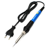 60W Adjustable Temperature Electric Soldering Iron Welding Heat Pencil 220V EU Plug Solder Rework Station Repair Tools