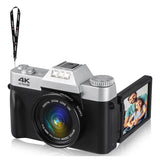 Digital Camera 48MP 4K Full HD Digital Video Camera With 3.0 Inch Folding Screen