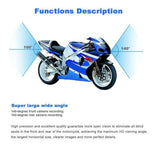 3 Inch Motorcycle DVR Camera FHD 1080P Dash Cam Moto Waterproof Dual Lens Front Rear View Video Recorder 140 Degree Angle