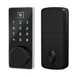 Electronic Keypad Deadbolt Password Lock Keyless Entry Door Lock Tuya Bluetooth Automatic Front Door Lock With Fingerprint