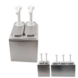 Condiment Pump Station 35ml Extrusion Capacity Sauce Dispenser Pump Plastic for Home