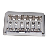 6 String Fixed Electric Guitar Bridge Zinc Alloy String Fixed Bridge for Electric Guitar Bridge Accessories
