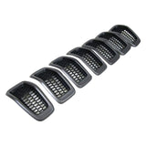 Set of 7 Automotive Front Grille Inserts 6CY39XS9AC Replacement Honeycomb Mesh Wfrqgrt-797 Rims Covers for Jeep Cherokee