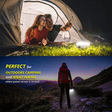 LED Camping Lantern Solar Tent Light 4 Light Modes Solar Lantern Flashlight For Outages Hurricane Emergency Hiking