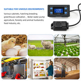 Digital Temperature Humidity Controller Temperature Humidity Meter Intelligent Thermostat Humidistat Thermometer Hygrometer