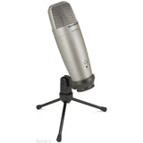 Samson C01u Pro Usb Studio Hypercardiod Microphone Real-time Monitoring Large Diaphragm Condenser Microphone Plug Play Stand