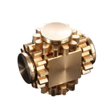 Hot Saling Fingertip Gyro Gear Linkage Cube Pure Copper Finger Mechanical Gyro Adult Decompression Toy Gift Craftsman Custody