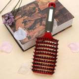 Girls Hair Scalp Massage Comb Hairbrush Bristle Nylon Women Wet Curly Detangle Hair Brush for Salon Hairdressing Styling GH44