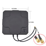 4G Antenna Outdoor Panel 18dbi 698-2690MHz 4G LTE Aerial MIMO External Antenne + 2pcs SMA Male to Female RG58 Cable