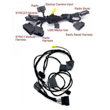 Fits For Ford Edge Fusion F-150 Mustang Sync 2 Sync 3 Converter 4Inch To 8Inch Power Overload Power Harness Adapter