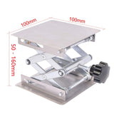 Aluminum Lifter Router Plate Table Woodworking Machinery Engraving Laboratory Lifting Stand Manual Lift Platform Carpentry Tools