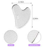 Stainless Steel Guasha Scraping Massage Tools With Anti-Slip Design Muscle Reliever  Metal Gua Sha Tools For Face,Back,Legs,Arms