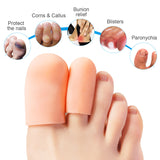 1 Pack（10pcs）Corns Toe Protective Sleeve Health Care Big Toe Guard Soft Silicone Breathable Health Care（Skin Color）Toe Cover