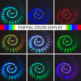 Spiral Hole LED Wall Lamp Dimmable Spiral Lamp with Remote Control Lamp To Decorate Family KTV Bar Wedding Party Hall Lights