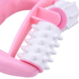 Arm 2 Wheels V-shaped Massager Skinny Calf Hand-held Roller Massage Stovepipe Device Muscle Relaxer Leg Massage Tool Roller