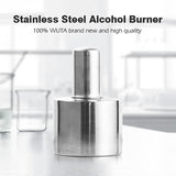 200Ml Alcohol Burner Biology Chemistry  Lab Lamp With Wick Leather Craft Work Heating Tool Safe