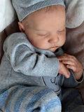 19 Inch Reborn Baby Doll Silicone Full Body Toddler Dolls Toy Rebirth Lifelike Boys And Girls Cute Newborn Toy Gift