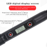 Thermostat intelligent LCD display electric soldering iron 60W  repair soldering iron tip multimeter Welding gun set