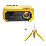 Salange M24 Mini Projector LED Portable Beamer Compatible with HDMI USB TF Card 640*480P Support 1080P Video Projetor Kids Gift