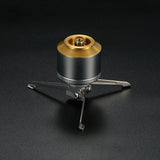 Stainless Steel Gas Tank Tripod Stand Foldable Desk Table Holder Camping Light Outdoor Hiking Small Stand Camera Bracket Mount