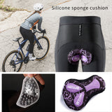 Women Cycling Pants with Pocket Breathable Gel Padded Bike Bicycle Pants Tights for Biking Running Jogging Bike Accessories