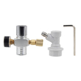 CO2 Mini Gas Regulator CO2 Charger 0-60 PSI Keg Charger Beer Kegerator Portable Mini Barrel Regulator