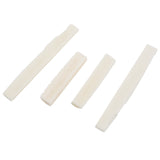 6 Sets of 12Pcs 6 String Acoustic Guitar Bone Bridge Saddle and Nut Made of Real Bone