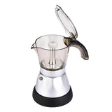 3 to 6 Cup Electric Moka Coffee Pot Percolators Tool Filter Cartridge Aluminium Alloy Electrical Espresso Maker EU Plug