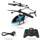RC Helicopter Drone with Light Electric Flying Toy Radio Remote Control Aircraft Indoor Outdoor Game Model Gift Toy for children