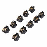 10pcs XLR Female Jack Socket Connector 6.5mm Panel Mount Socket Connector Suitable for AV Equipment Car Speaker Media Player